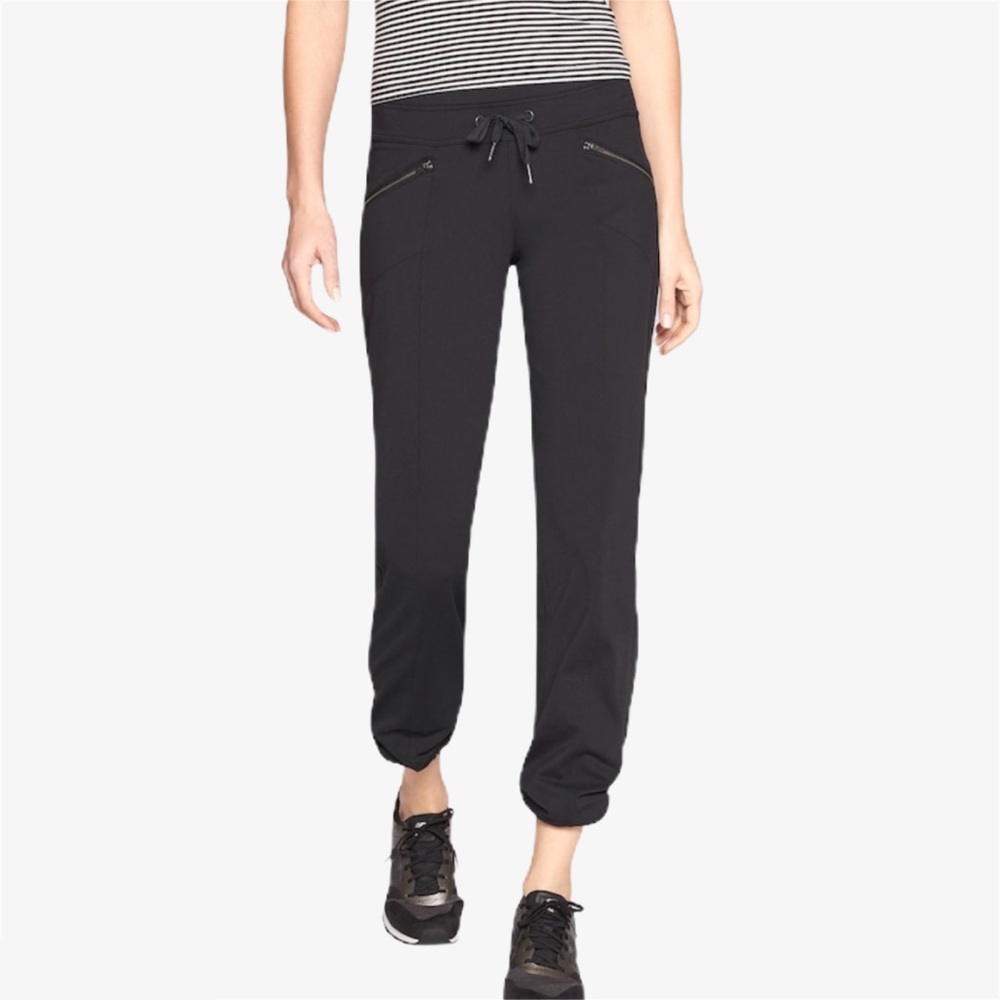 Athleta Metro Slouch Black Joggers